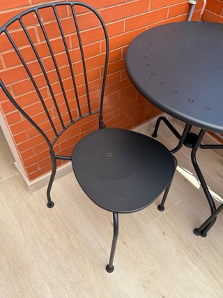 Mesa y 2 Sillas Jardín Ikea Läckö
