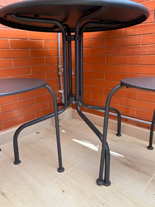 Mesa y 2 Sillas Jardín Ikea Läckö