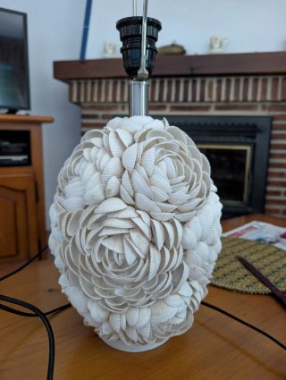 Lámpara Vintage Coastal Shell