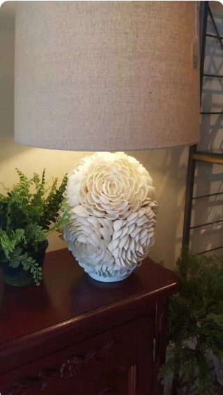 Lámpara Vintage Coastal Shell