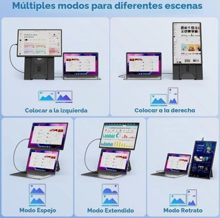 KEFEYA Extensor Pantalla Portátil 16.1 FHD 1200P