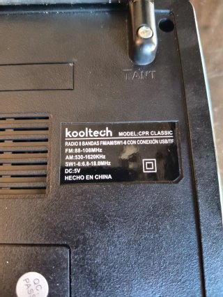 Radio Kooltech Estilo Vintage