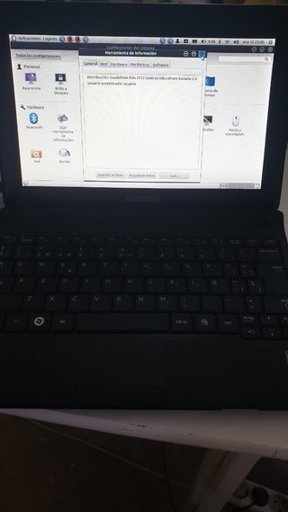 Portátil Samsung NP-100S Negro