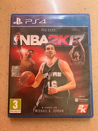 PS4 Juego NBA 2K17 Pau Gasol