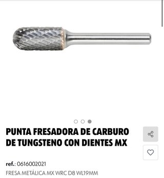 Lote Puntas Fresadoras Carburo Tungsteno Wurth