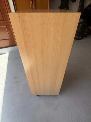 Mueble Cajonera de madera con ruedas