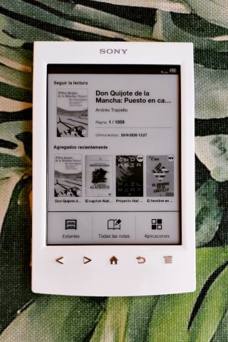 Libro electrónico Sony PRS T2 Blanco