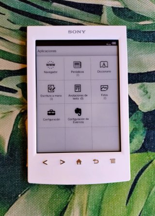 Libro electrónico Sony PRS T2 Blanco