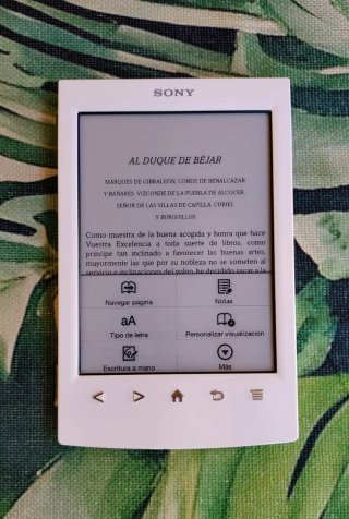 Libro electrónico Sony PRS T2 Blanco