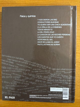 Libro CD Joaquín Sabina: Física y química