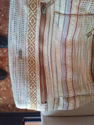 Mochila Beige Multicolor