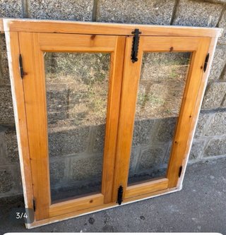 4 Vent Madera Pino 100€ cada una. 2vent. gran 150€