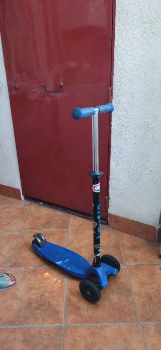 Patinete Micro extensible 3 ruedas azul