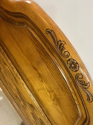 Dormitorio madera maciza de dos camas individuales