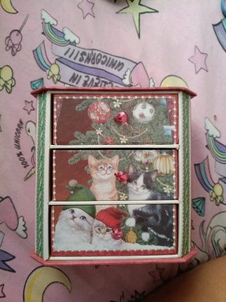 Joyero Navideño Gatitos