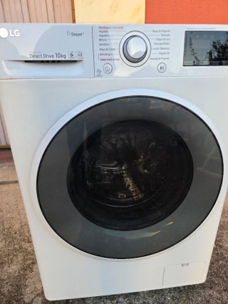 Lavadora LG 10kg Direct Drive Steam