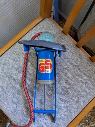 Inflador de aire antiguo