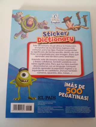 Sticker Dictionary Disney