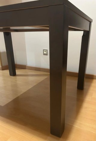 Mesa de comedor extensible 120x80 a 160x80 cm