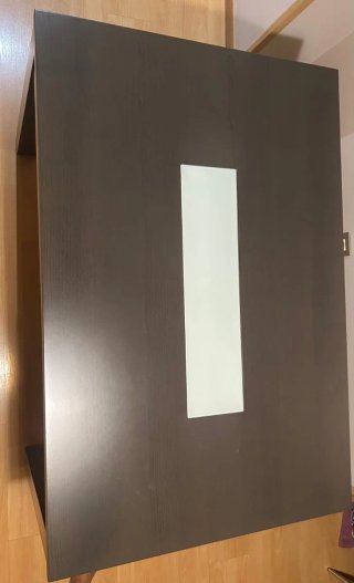 Mesa de comedor extensible 120x80 a 160x80 cm