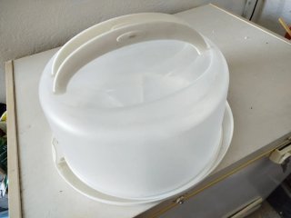 Bandeja para pasteles con tapa