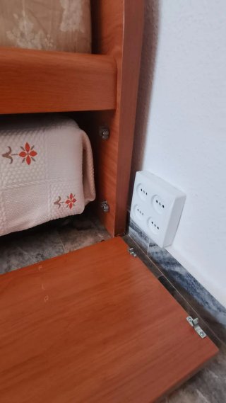 Cama nido madera 90x190 con dos somier