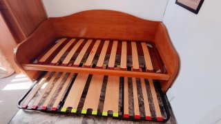 Cama nido madera 90x190 con dos somier