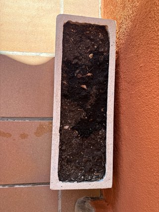 Jardinera Piedra Blanco  50x18x19