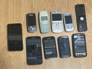 10 móviles vintage varios modelos