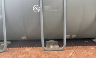 Piscina desmontable metal y plástico