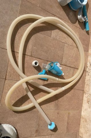 Piscina desmontable metal y plástico