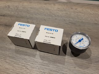 Manometro Festo d.40 1/8 0-10Bar 359874 - 2 pezzi