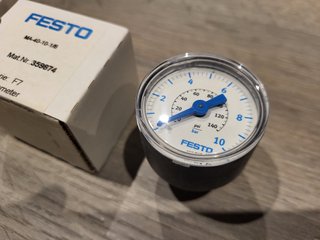 Manometro Festo d.40 1/8 0-10Bar 359874 - 2 pezzi
