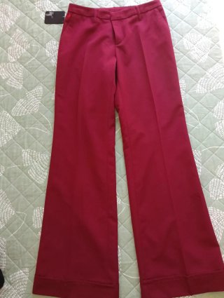 5x10 Pantalón Vestir Lois Vino Talla S
