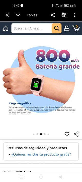 Reloj inteligente para niños