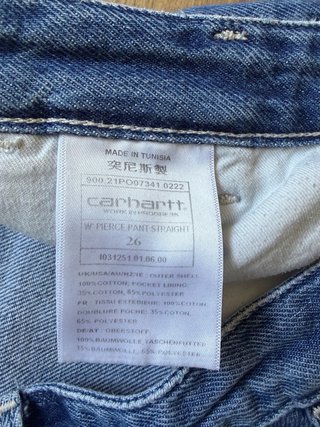 Pantalon vaquero mujer Carhartt-Talla 26/38