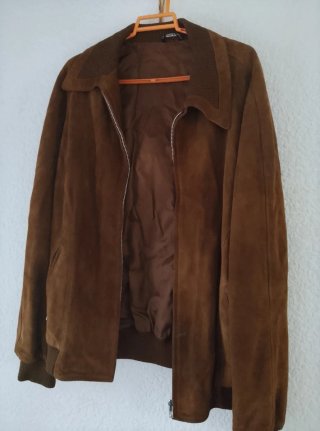 Chaqueta ante hombre Corte Inglés Talla M