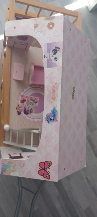 Casita de Muñecas Rosa