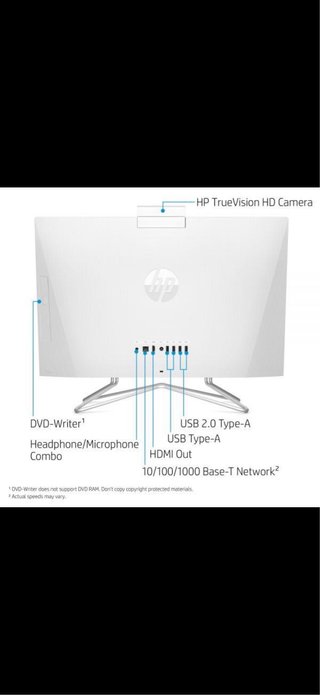 Ordenador HP Todo en Uno Blanco