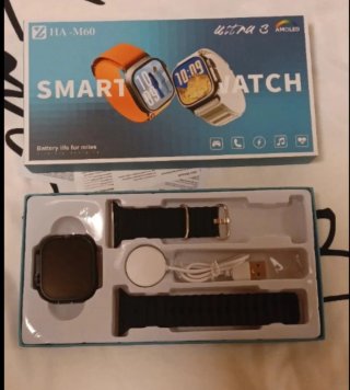 Smartwatch HA M60 Negro y Naranja