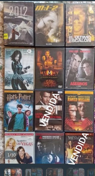 LOTE 1. LIQUIDACIÓN DE PELICULAS ORIGINALES. 0'50