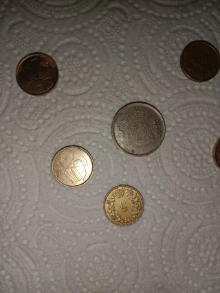 Lote de 6 monedas antiguas