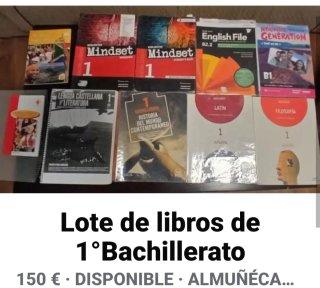Libros 1°Bachillerato