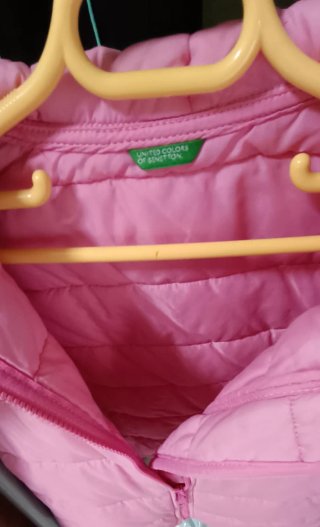 Chaleco acolchado rosa