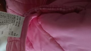 Chaleco acolchado rosa