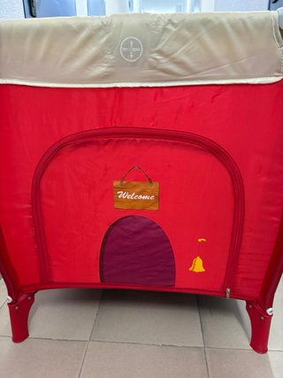 Cuna de viaje plegable con colchón