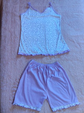 Conjunto Pijama 3 Piezas Estampado Floral