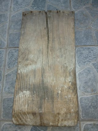 Herramientas agrícolas antiguas de madera