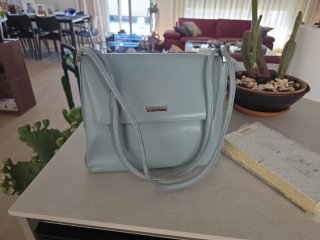 Borsa vintage Balenciaga grigio chiaro