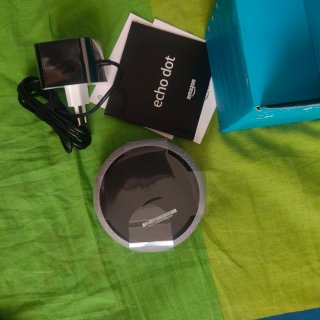 Amazon Echo Dot 3ª Gen Blu/Grigio (nuovo, non usato)